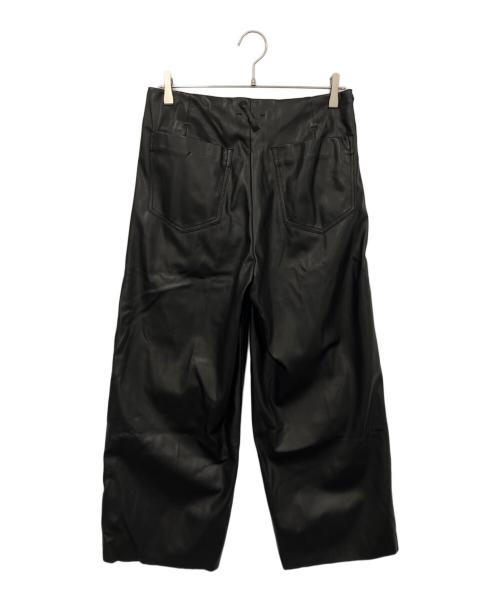 saby（サバイ）saby (サバイ) TUCK BAGGY ブラック サイズ:２の古着・服飾アイテム