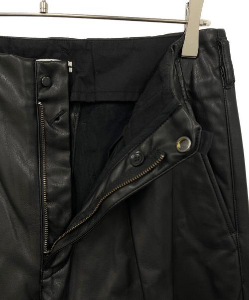 saby（サバイ）saby (サバイ) TUCK BAGGY ブラック サイズ:２の古着・服飾アイテム