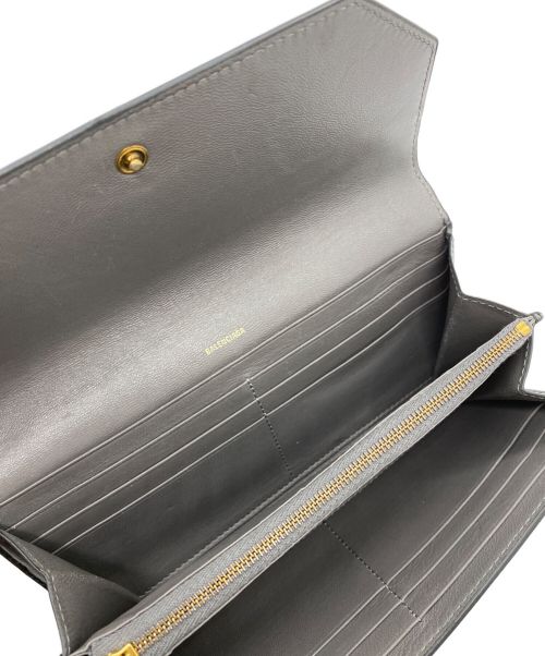 BALENCIAGA（バレンシアガ）BALENCIAGA (バレンシアガ) ENVELOPE スリム コンチネンタルウォレット ブラックの古着・服飾アイテム