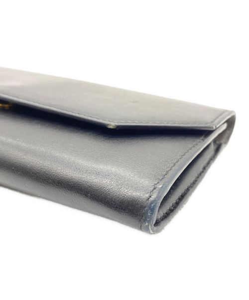 BALENCIAGA（バレンシアガ）BALENCIAGA (バレンシアガ) ENVELOPE スリム コンチネンタルウォレット ブラックの古着・服飾アイテム