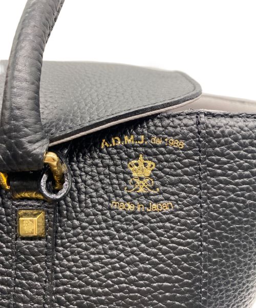 A.D.M.J.（エーディーエムジェイ）A.D.M.J. (エーディーエムジェイ) モーツァルト ウィングトートバッグ ブラックの古着・服飾アイテム