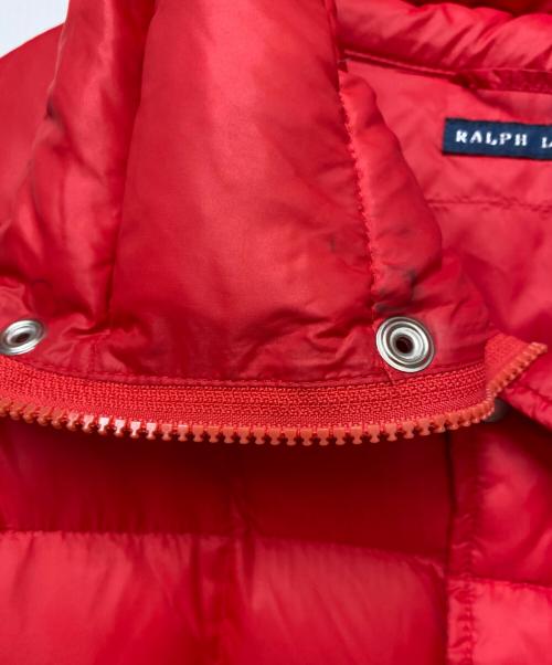 RALPH LAUREN（ラルフローレン）RALPH LAUREN (ラルフローレン) ダウンジャケット レッド サイズ:Mの古着・服飾アイテム