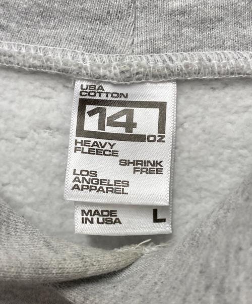 LOS ANGELES APPAREL（ロサンゼルスアパレル）LOS ANGELES APPAREL (ロサンゼルスアパレル) パーカー ライトグレー サイズ:Lの古着・服飾アイテム