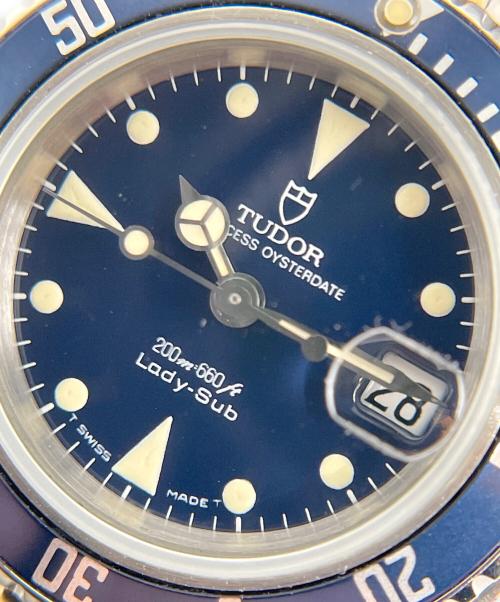 Tudor（チューダー）Tudor (チューダー) チューダー レディーサブ Ref.96090  青文字盤 サイズ:27mmの古着・服飾アイテム