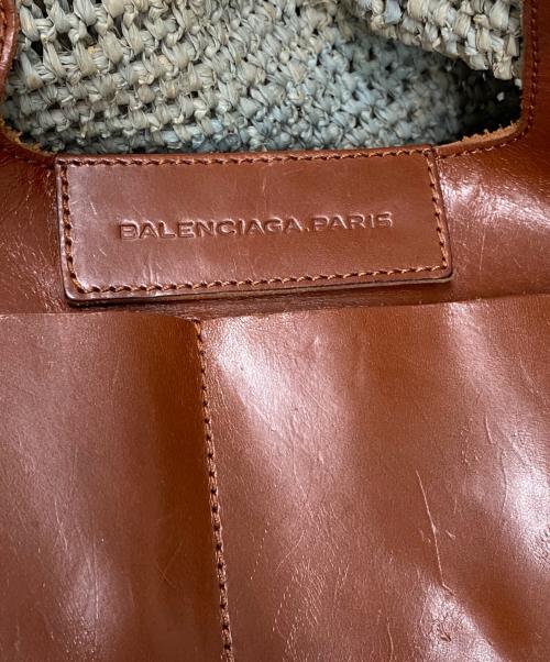 BALENCIAGA（バレンシアガ）BALENCIAGA (バレンシアガ) BALENCIAGA カゴバッグ 黄緑の古着・服飾アイテム