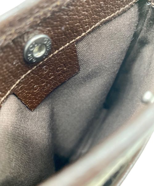 GUCCI（グッチ）GUCCI (グッチ) シェリーライン GGキャンバスショルダーバッグ ブラウンの古着・服飾アイテム