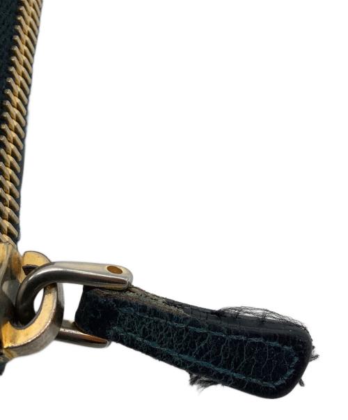 MIU MIU（ミュウミュウ）MIU MIU (ミュウミュウ) 長財布 ブルーの古着・服飾アイテム