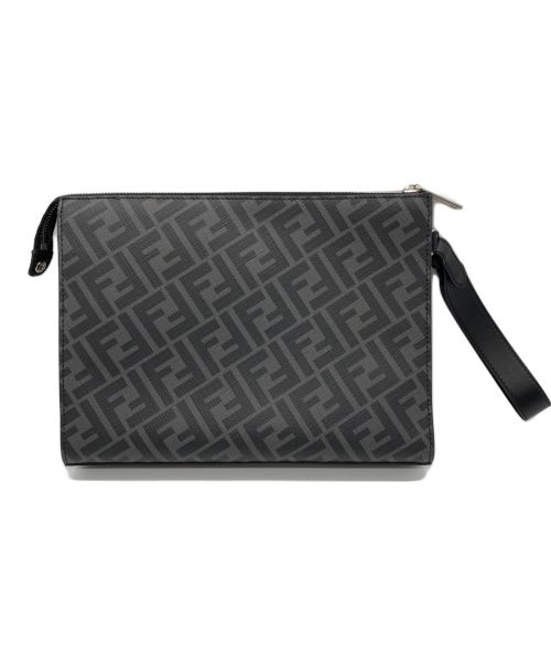 FENDI（フェンディ）FENDI (フェンディ) クラッチバッグ ブラックの古着・服飾アイテム