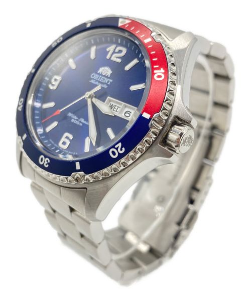 ORIENT（オリエント）ORIENT (オリエント) デイデイト 自動巻き腕時計 ブルーの古着・服飾アイテム