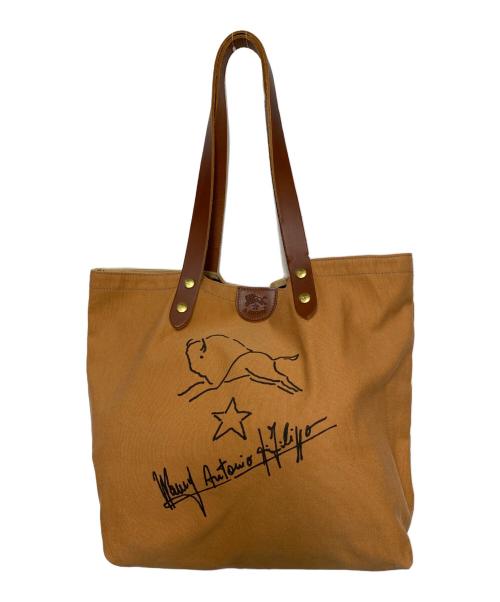 IL BISONTE（イル ビゾンテ）IL BISONTE (イル ビゾンテ) IL BISONTE　トートバッグ ブラウンの古着・服飾アイテム