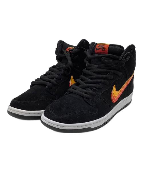 NIKE SB DUNK HIGH（ナイキエスビーダンクハイ）NIKE SB DUNK HIGH (ナイキエスビーダンクハイ) ハイカットスニーカー ブラック サイズ:29 未使用品の古着・服飾アイテム