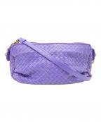 BOTTEGA VENETAボッテガベネタ）の古着「イントレチャート ショルダーバッグ」｜パープル