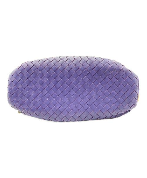 BOTTEGA VENETA（ボッテガベネタ）BOTTEGA VENETA (ボッテガベネタ) イントレチャート ショルダーバッグ パープルの古着・服飾アイテム
