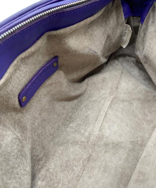BOTTEGA VENETA（ボッテガベネタ）BOTTEGA VENETA (ボッテガベネタ) イントレチャート ショルダーバッグ パープルの古着・服飾アイテム
