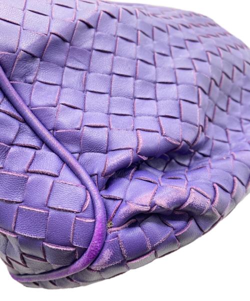 BOTTEGA VENETA（ボッテガベネタ）BOTTEGA VENETA (ボッテガベネタ) イントレチャート ショルダーバッグ パープルの古着・服飾アイテム