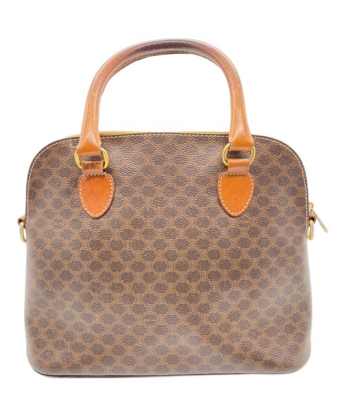 CELINE（セリーヌ）CELINE (セリーヌ) マカダム柄ボリード型ハンドバッグ ブラウンの古着・服飾アイテム