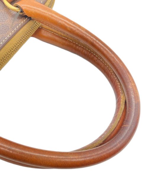 CELINE（セリーヌ）CELINE (セリーヌ) マカダム柄ボリード型ハンドバッグ ブラウンの古着・服飾アイテム