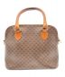 CELINE (セリーヌ) マカダム柄ボリード型ハンドバッグ ブラウン：22000円