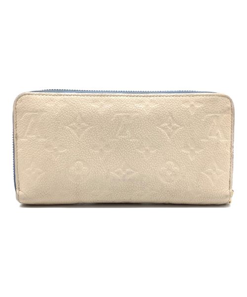 LOUIS VUITTON（ルイ ヴィトン）LOUIS VUITTON (ルイ ヴィトン) モノグラム アンプラント ジッピーウォレット ブルー×アイボリーの古着・服飾アイテム