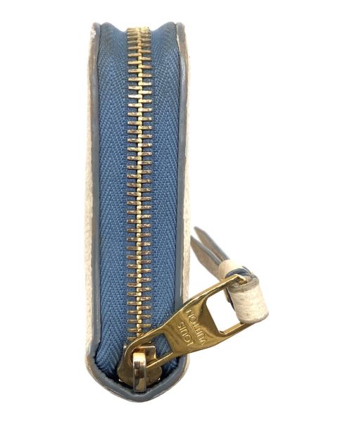 LOUIS VUITTON（ルイ ヴィトン）LOUIS VUITTON (ルイ ヴィトン) モノグラム アンプラント ジッピーウォレット ブルー×アイボリーの古着・服飾アイテム