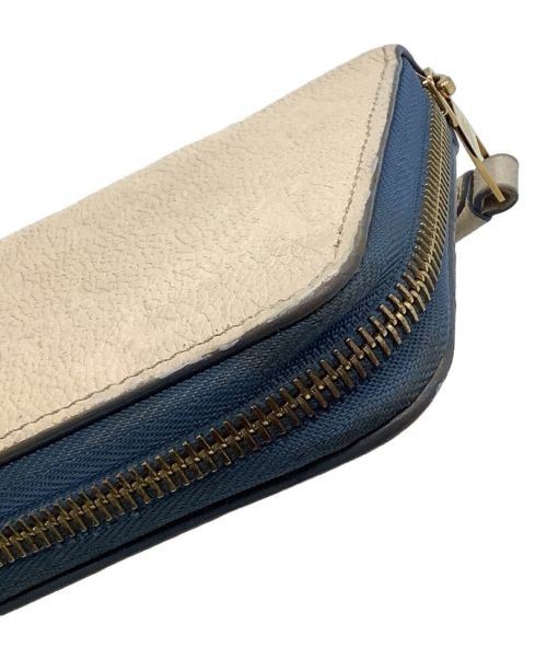 LOUIS VUITTON（ルイ ヴィトン）LOUIS VUITTON (ルイ ヴィトン) モノグラム アンプラント ジッピーウォレット ブルー×アイボリーの古着・服飾アイテム