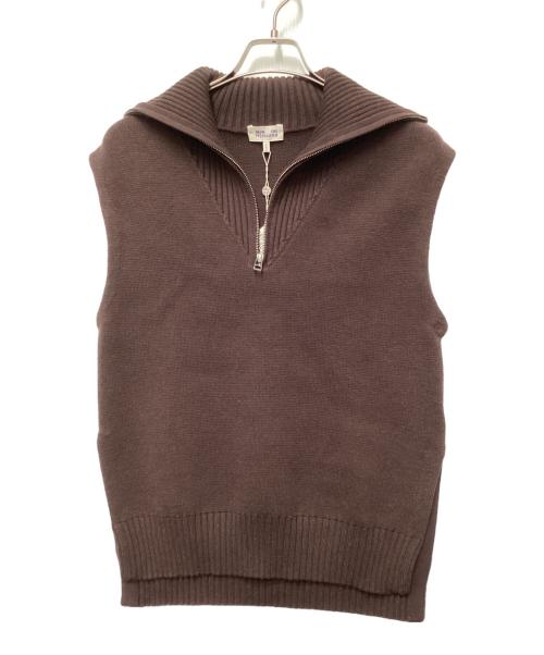 BAUM UND PFERDGARTEN（バウムウンドヘルガーデン）BAUM UND PFERDGARTEN (バウムウンドヘルガーデン) ハーフジップニット ブラウン サイズ:XS 未使用品の古着・服飾アイテム