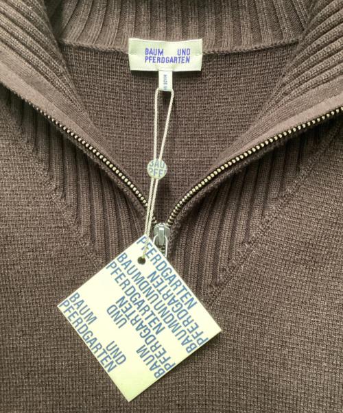 BAUM UND PFERDGARTEN（バウムウンドヘルガーデン）BAUM UND PFERDGARTEN (バウムウンドヘルガーデン) ハーフジップニット ブラウン サイズ:XS 未使用品の古着・服飾アイテム