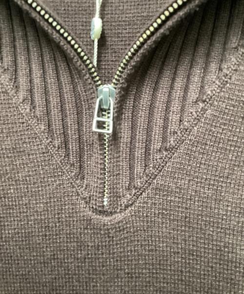 BAUM UND PFERDGARTEN（バウムウンドヘルガーデン）BAUM UND PFERDGARTEN (バウムウンドヘルガーデン) ハーフジップニット ブラウン サイズ:XS 未使用品の古着・服飾アイテム