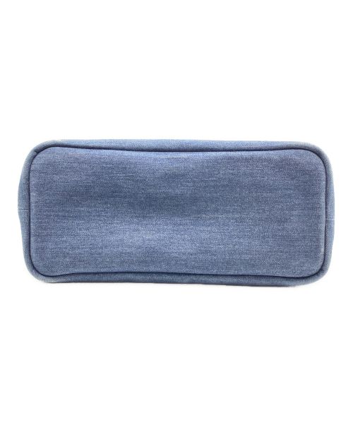 PRADA（プラダ）PRADA (プラダ) Denim+Vitello トートバッグ インディゴの古着・服飾アイテム