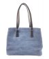 PRADA (プラダ) Denim+Vitello トートバッグ インディゴ：70000円