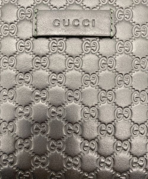 GUCCI（グッチ）GUCCI (グッチ) ラウンドファスナー財布 ブラックの古着・服飾アイテム