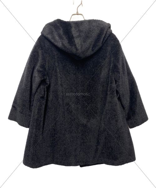 MaxMara（マックスマーラ）MaxMara (マックスマーラ) アルパカ混シャギーコート ブラック サイズ:36の古着・服飾アイテム