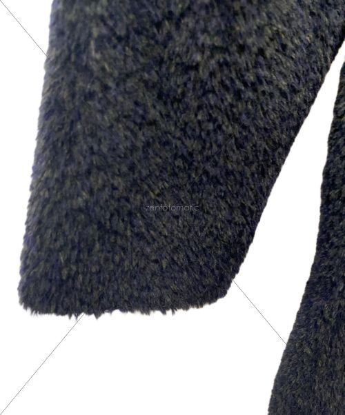 MaxMara（マックスマーラ）MaxMara (マックスマーラ) アルパカ混シャギーコート ブラック サイズ:36の古着・服飾アイテム