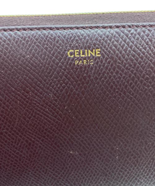 CELINE（セリーヌ）CELINE (セリーヌ) ジップドウォレット ブラウンの古着・服飾アイテム