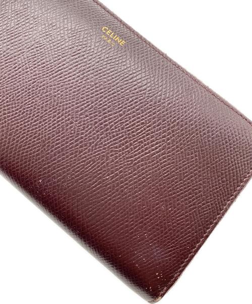 CELINE（セリーヌ）CELINE (セリーヌ) ジップドウォレット ブラウンの古着・服飾アイテム