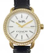 COACHコーチ）の古着「ラインストーン ベゼル」｜アイボリー