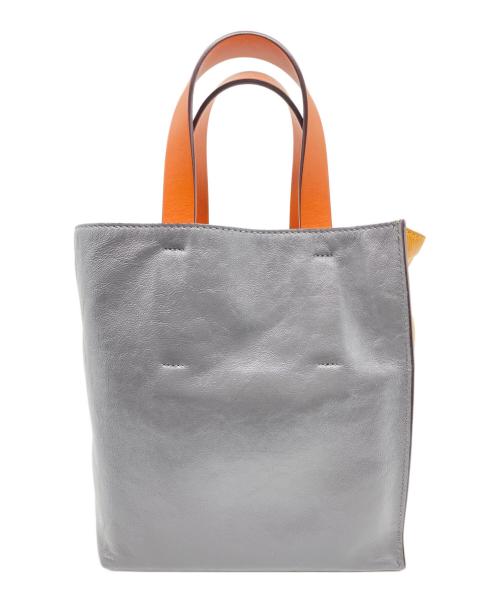 MARNI（マルニ）MARNI (マルニ) レザー製 MUSEO SOFTミニバッグ オレンジの古着・服飾アイテム