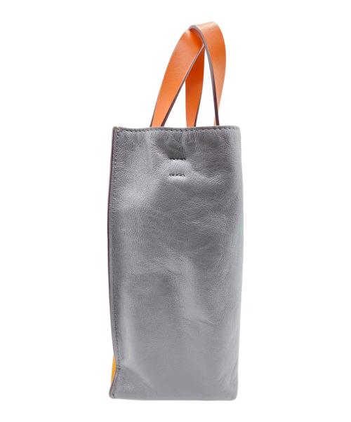 MARNI（マルニ）MARNI (マルニ) レザー製 MUSEO SOFTミニバッグ オレンジの古着・服飾アイテム