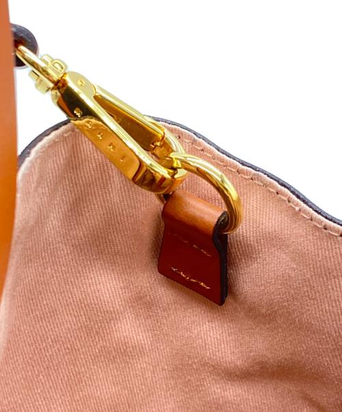 MARNI（マルニ）MARNI (マルニ) レザー製 MUSEO SOFTミニバッグ オレンジの古着・服飾アイテム