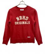 NEIGHBORHOODネイバーフッド）の古着「NEIGHBORHOOD　スウェット」｜レッド