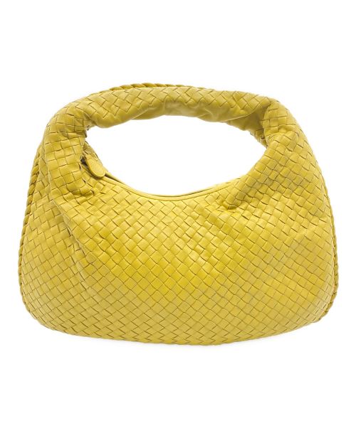 BOTTEGA VENETA（ボッテガベネタ）BOTTEGA VENETA (ボッテガベネタ) イントレチャート ハンドバッグ イエローの古着・服飾アイテム