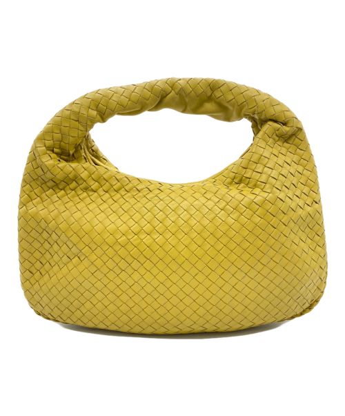 BOTTEGA VENETA（ボッテガベネタ）BOTTEGA VENETA (ボッテガベネタ) イントレチャート ハンドバッグ イエローの古着・服飾アイテム