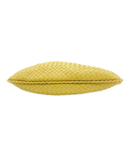 BOTTEGA VENETA（ボッテガベネタ）BOTTEGA VENETA (ボッテガベネタ) イントレチャート ハンドバッグ イエローの古着・服飾アイテム