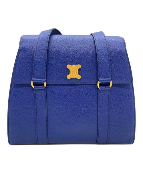 CELINE（セリーヌ）CELINE (セリーヌ) ハンドバッグ ブルーの古着・服飾アイテム