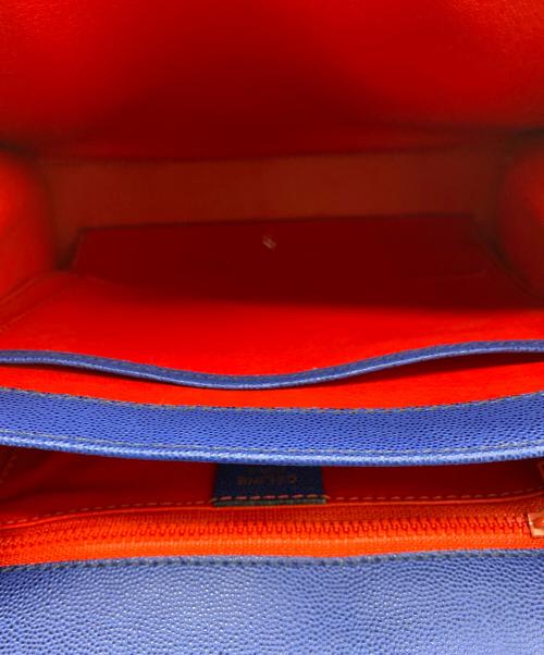 CELINE（セリーヌ）CELINE (セリーヌ) ハンドバッグ ブルーの古着・服飾アイテム