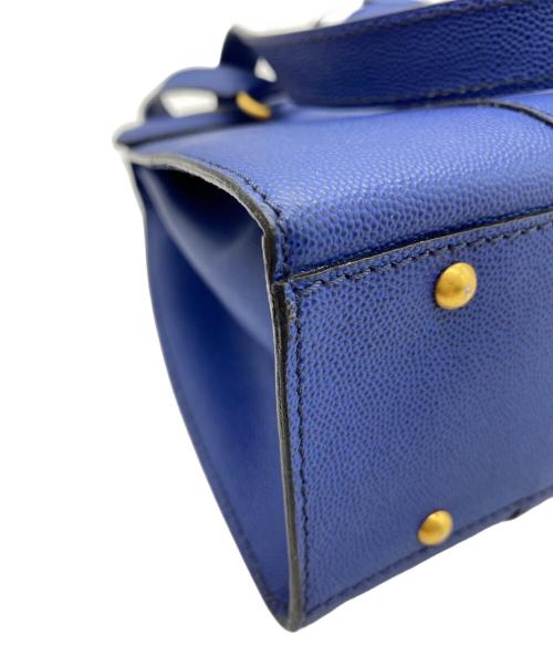 CELINE（セリーヌ）CELINE (セリーヌ) ハンドバッグ ブルーの古着・服飾アイテム