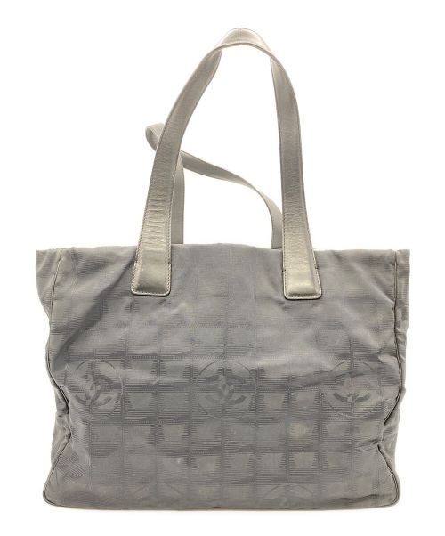 CHANEL（シャネル）CHANEL (シャネル) ニュートラベルライン トートMM ブラックの古着・服飾アイテム