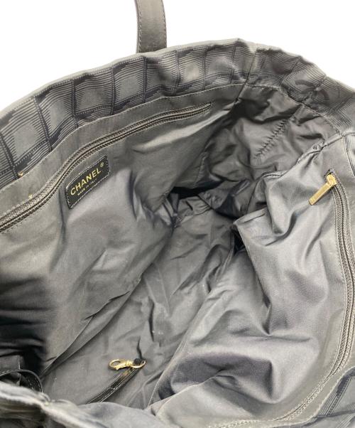 CHANEL（シャネル）CHANEL (シャネル) ニュートラベルライン トートMM ブラックの古着・服飾アイテム