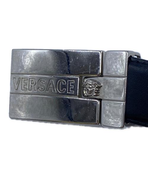 VERSACE（ヴェルサーチェ）VERSACE (ヴェルサーチェ) VERSACE　ベルト ブラックの古着・服飾アイテム