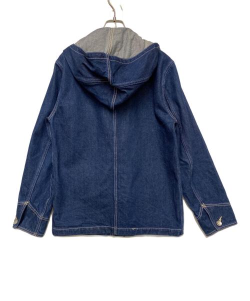 EIGHT G（エイトジー）EIGHT G (エイトジー) フーデットデニムジャケット インディゴ サイズ:Mの古着・服飾アイテム